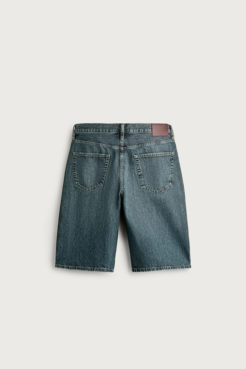 LOOSE FIT DENIM SHORTS