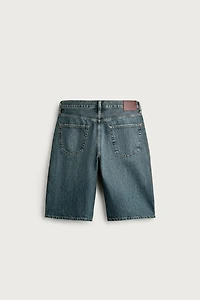 LOOSE FIT DENIM SHORTS