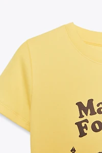 TEXT PRINT T-SHIRT