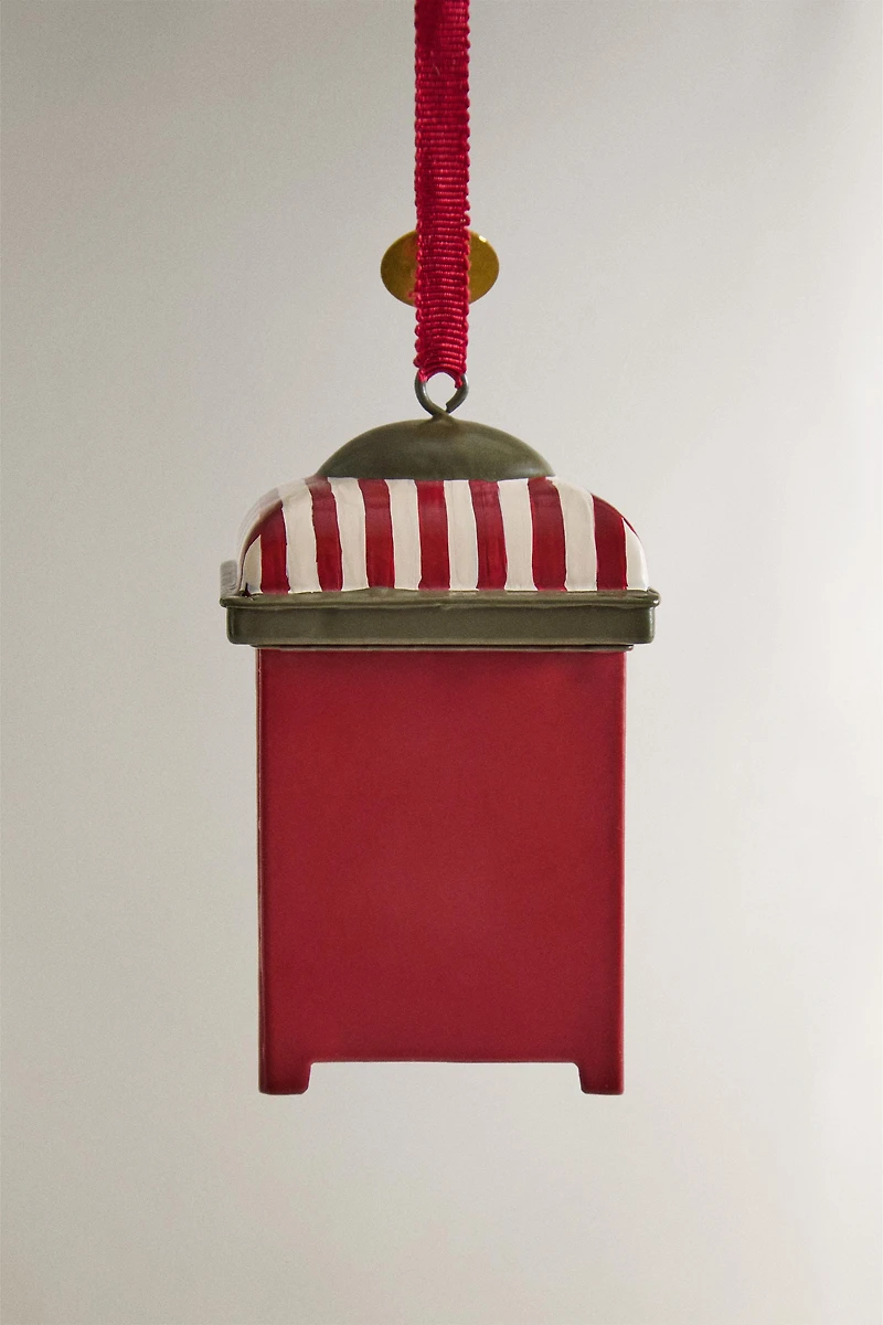 SANTA CLAUS MAILBOX CHRISTMAS TREE ORNAMENT