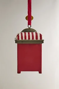 SANTA CLAUS MAILBOX CHRISTMAS TREE ORNAMENT