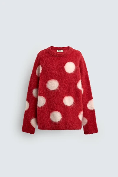 POLKA DOT SWEATER HARRY LAMBERT FOR ZARA X DISNEY
