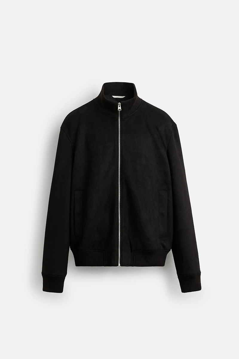 FAUX SUEDE JACKET
