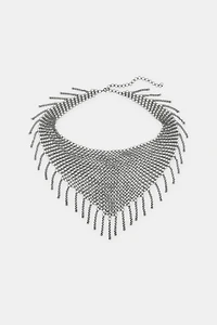 CEINTURE MAILLE ANNEAUX FRANGES