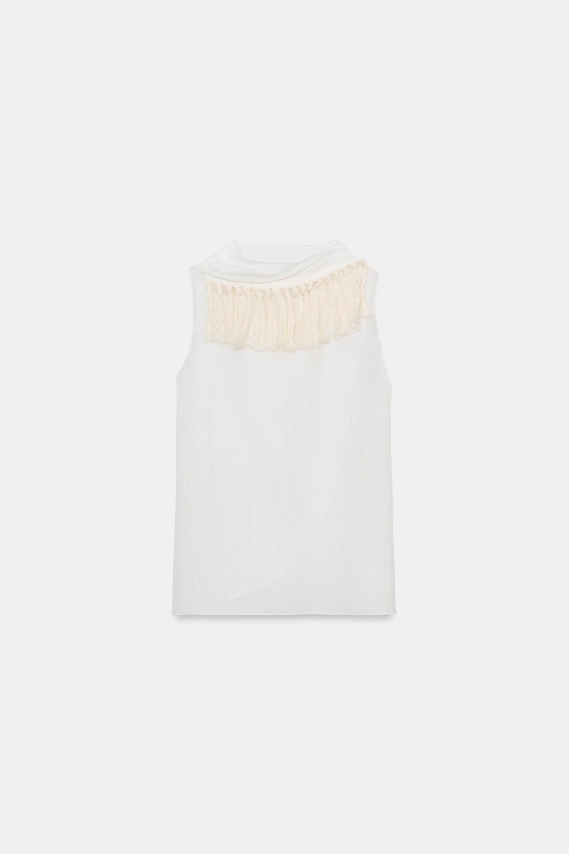 FRINGED TOP ZW COLLECTION