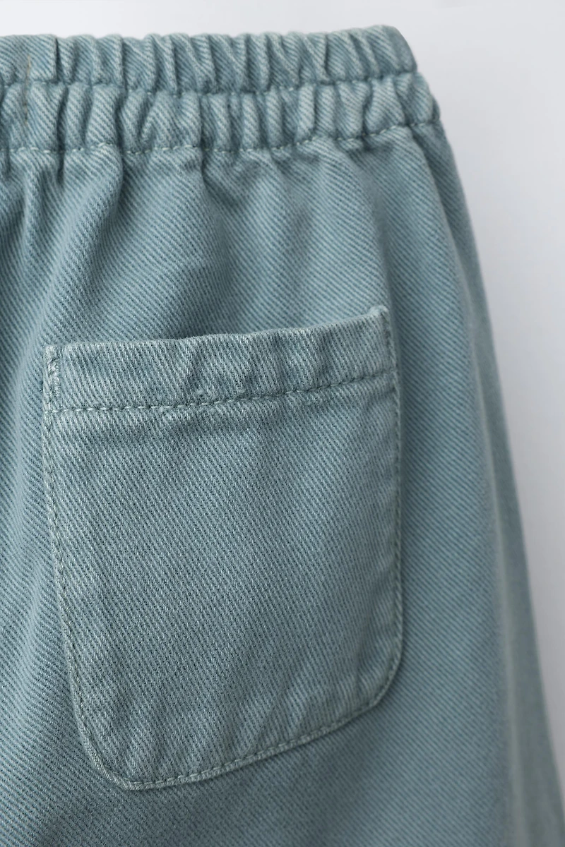 TWILL CULOTTE PANTS