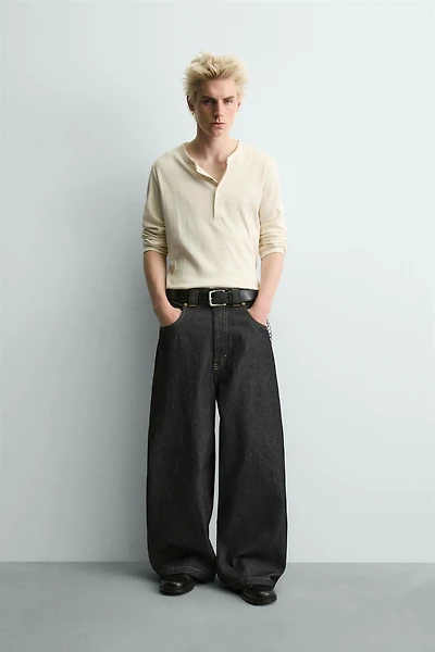 BAGGY FIT PANTS WITH CHAIN
