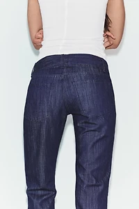 TRF LOW RISE STRAIGHT JEANS