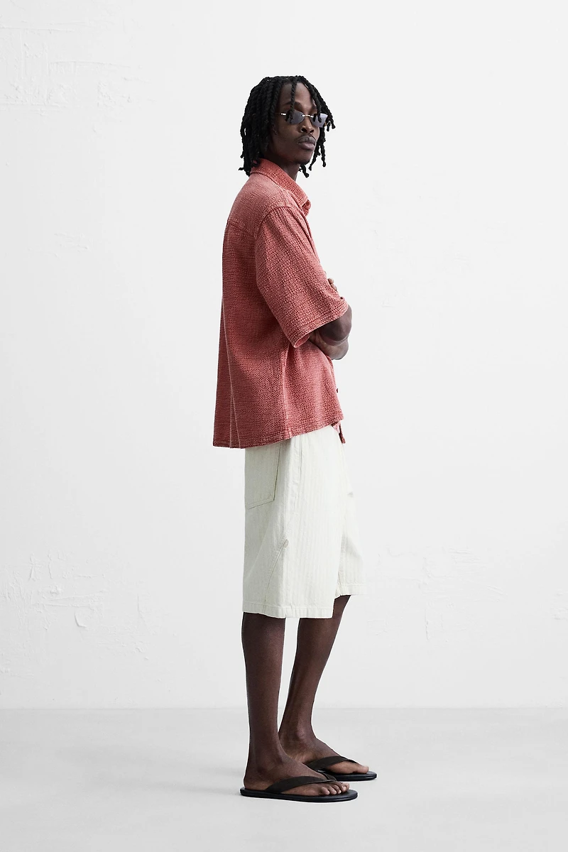 WASHED TEXTURE SHIRT