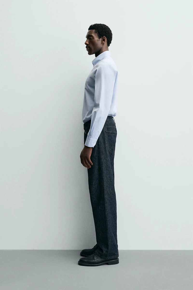 CHEMISE SLIM FIT COTON