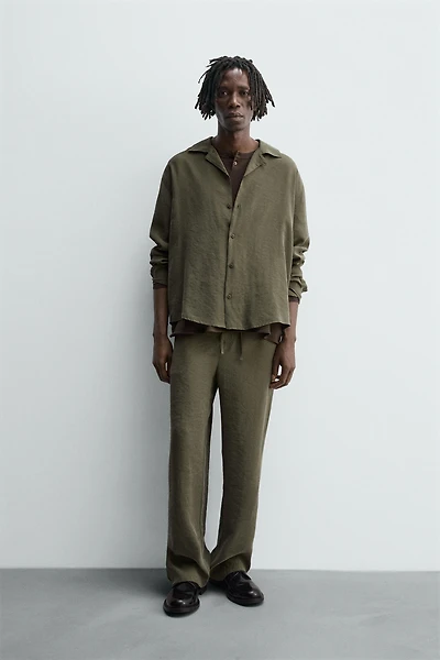 KNIT WIDE FIT PANTS