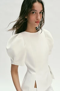 BALLOON SLEEVE TOP