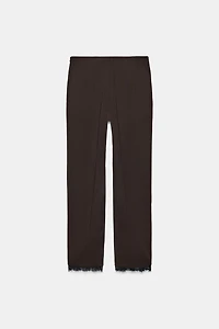 LACE CROPPED PANTS