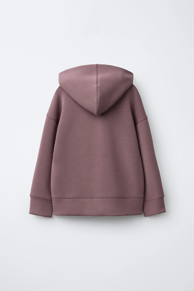 BALLET MODAL ZIP SWEATSHIRT