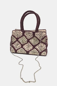 SAC SHOPPER À PAILLETTES ET FANTAISIES