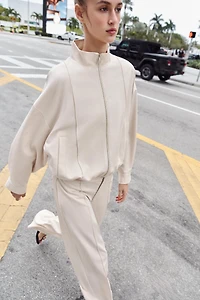 HIGH COLLAR BOMBER JACKET