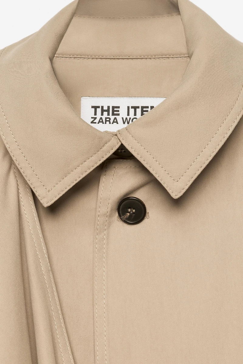 GABARDINE GILET AMOVIBLE 2 EN 1 - THE ITEM ZARA WOMAN