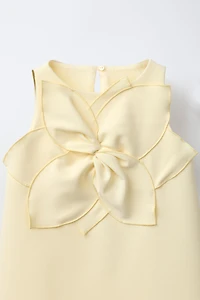 FLOWER APPLIQUÉ DRESS