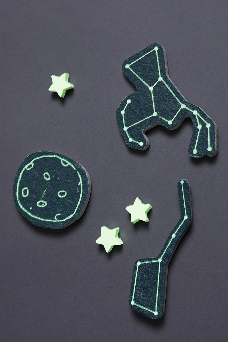 AUTOCOLLANTS FLUORESCENTS CONSTELLATIONS