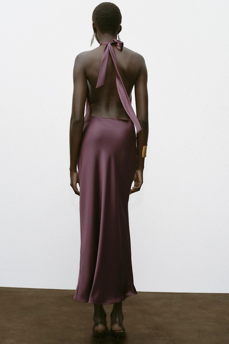 ROBE MIDI HALTER