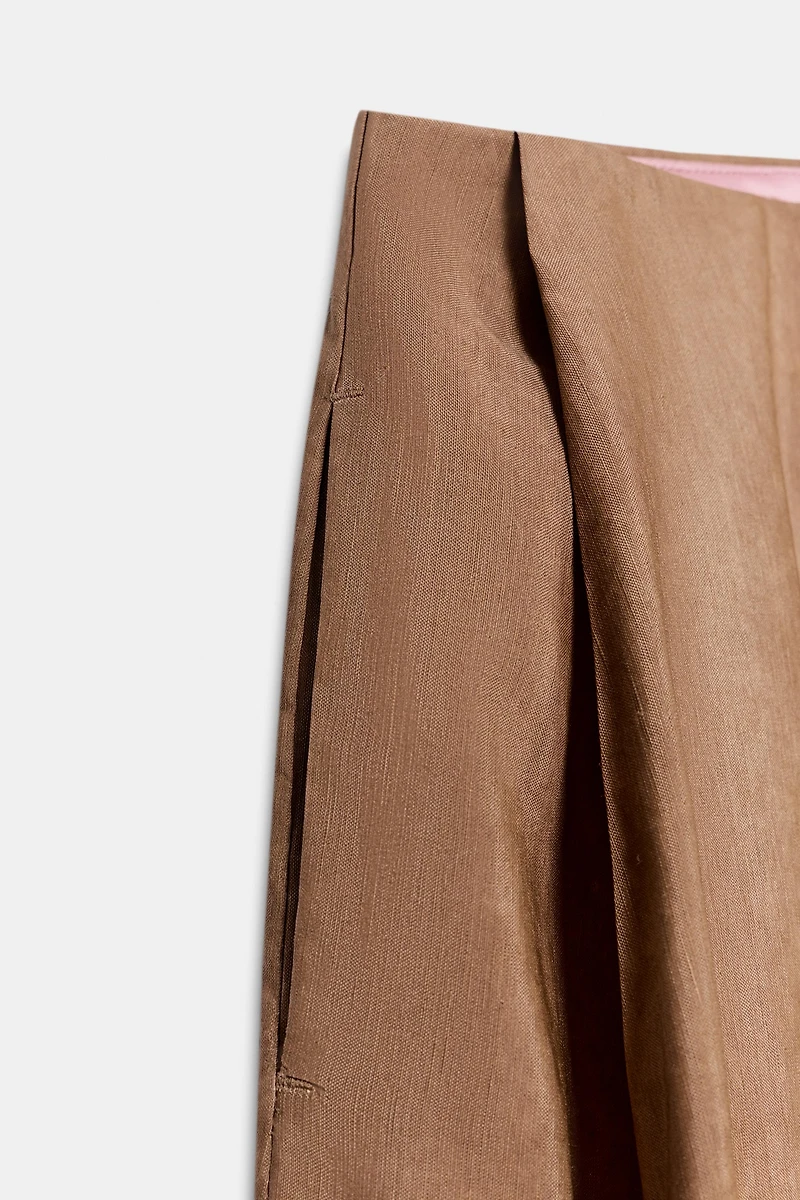 PANTALON BALLON MÉLANGE LIN ZW COLLECTION
