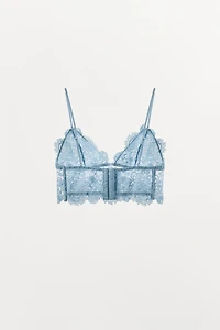 LACE TRIANGLE BRALETTE