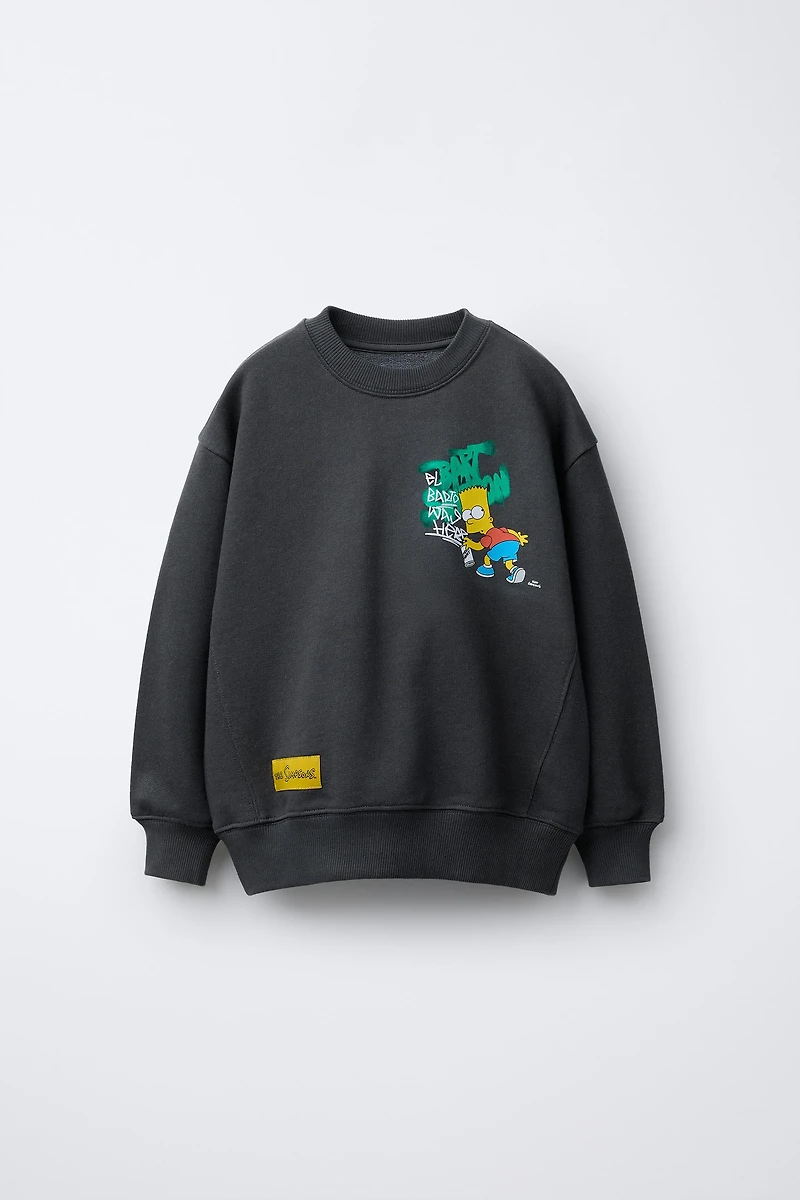 THE SIMPSONS ™ MATT GROENING PRINTED SWEATSHIRT