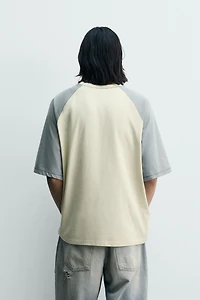 COLOR BLOCK PATCH T-SHIRT