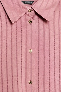 SATIN EFFECT STRIPED SHIRT