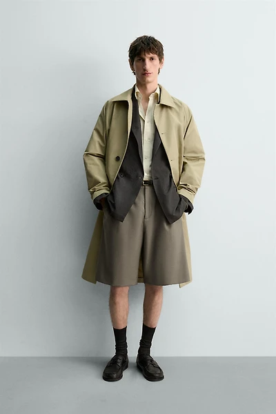 RELAXED FIT TRENCH COAT