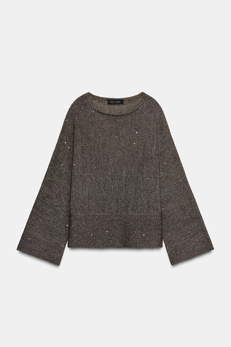 SEQUIN KNIT JUMPER