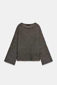 SEQUIN KNIT JUMPER