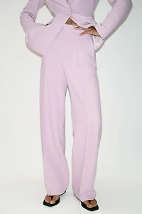 PANTALON DROIT TAILLE HAUTE