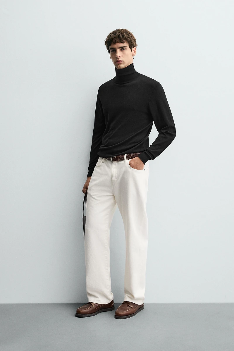 BASIC HIGH NECK SWEATER