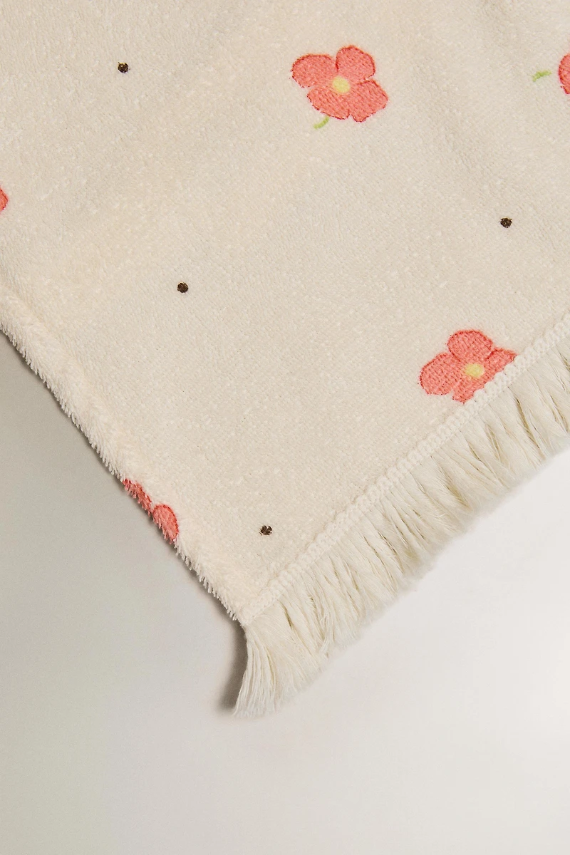 FLORAL BEACH TOWEL