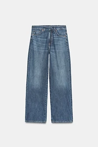 JEAN DENIM TRF RELAXED TAILLE MOYENNE