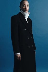 WOOL BLEND COAT ZW COLLECTION LIMITED EDITION