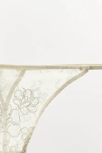 LIMITED EDITION LACE THONG