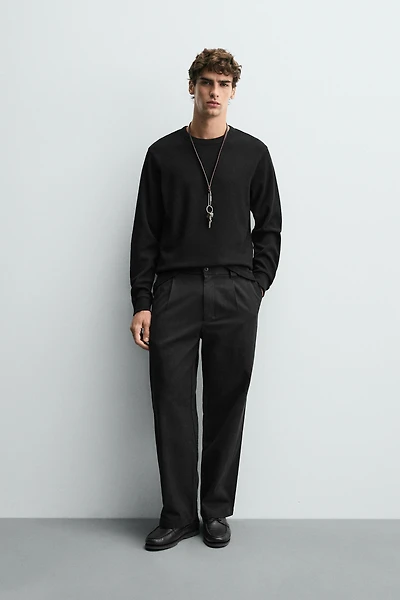 WAFFLE TEXTURED T-SHIRT