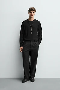 WAFFLE TEXTURED T-SHIRT