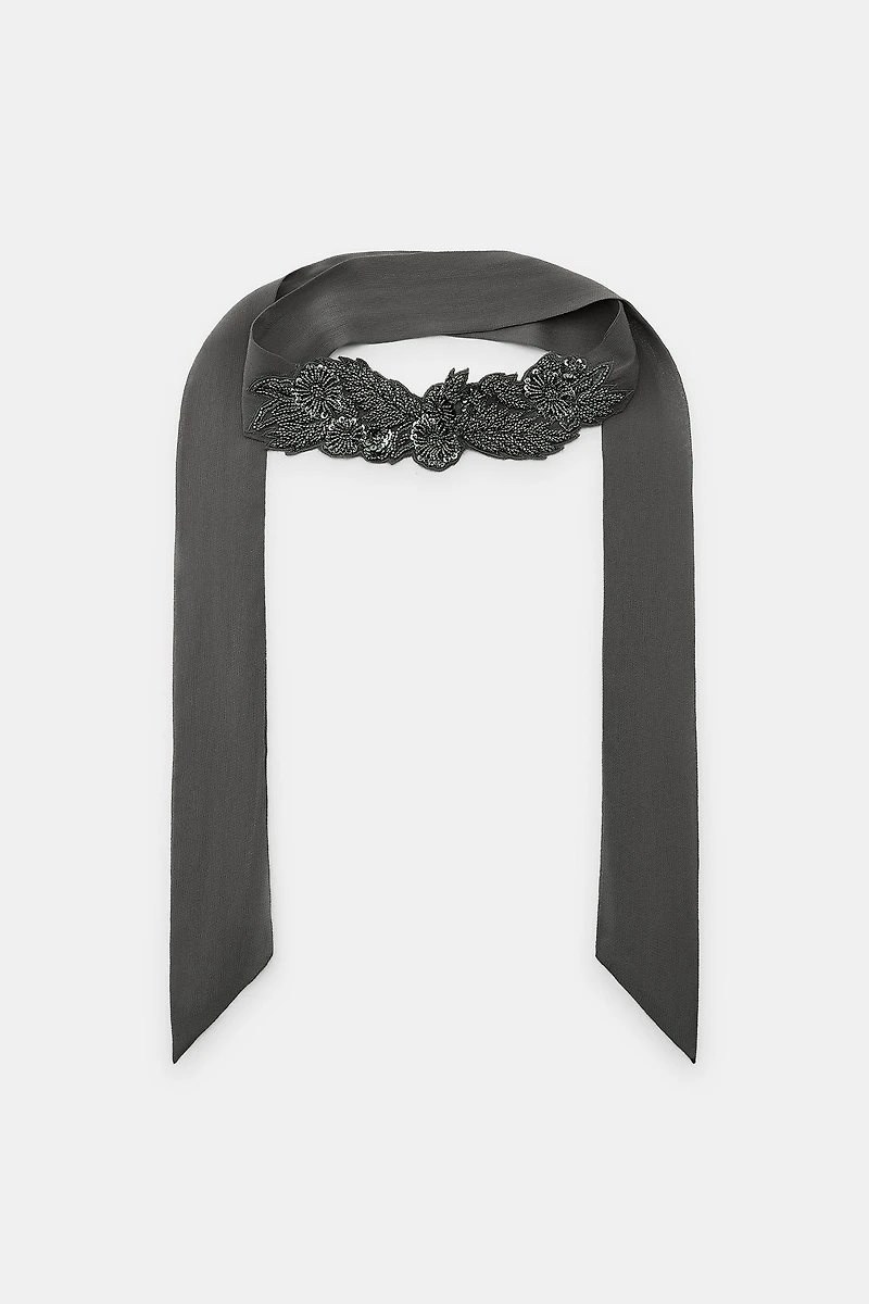 BANDANA GEORGETTE BRODERIES FANTAISIE