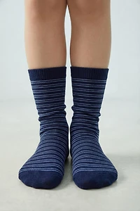 THREE-PACK OF CHERRY PRINT CREW SOCKS