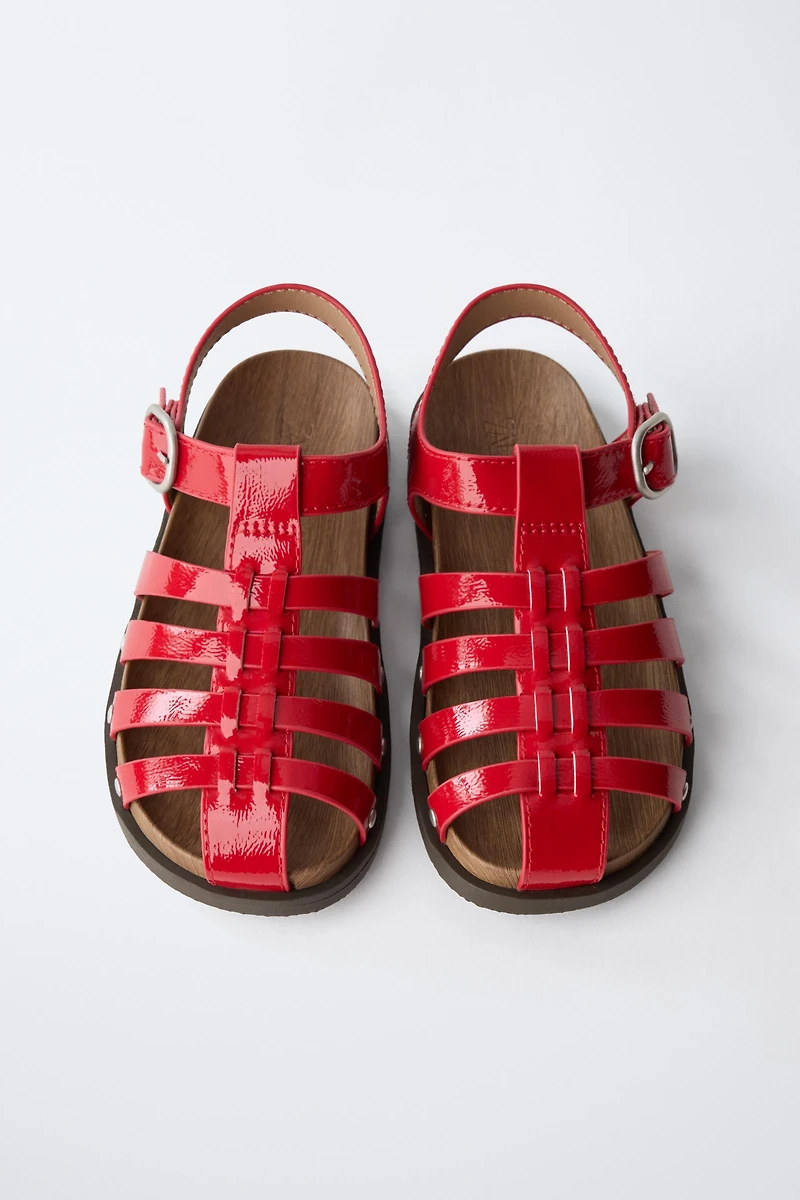 STUDDED FISHERMAN SANDALS