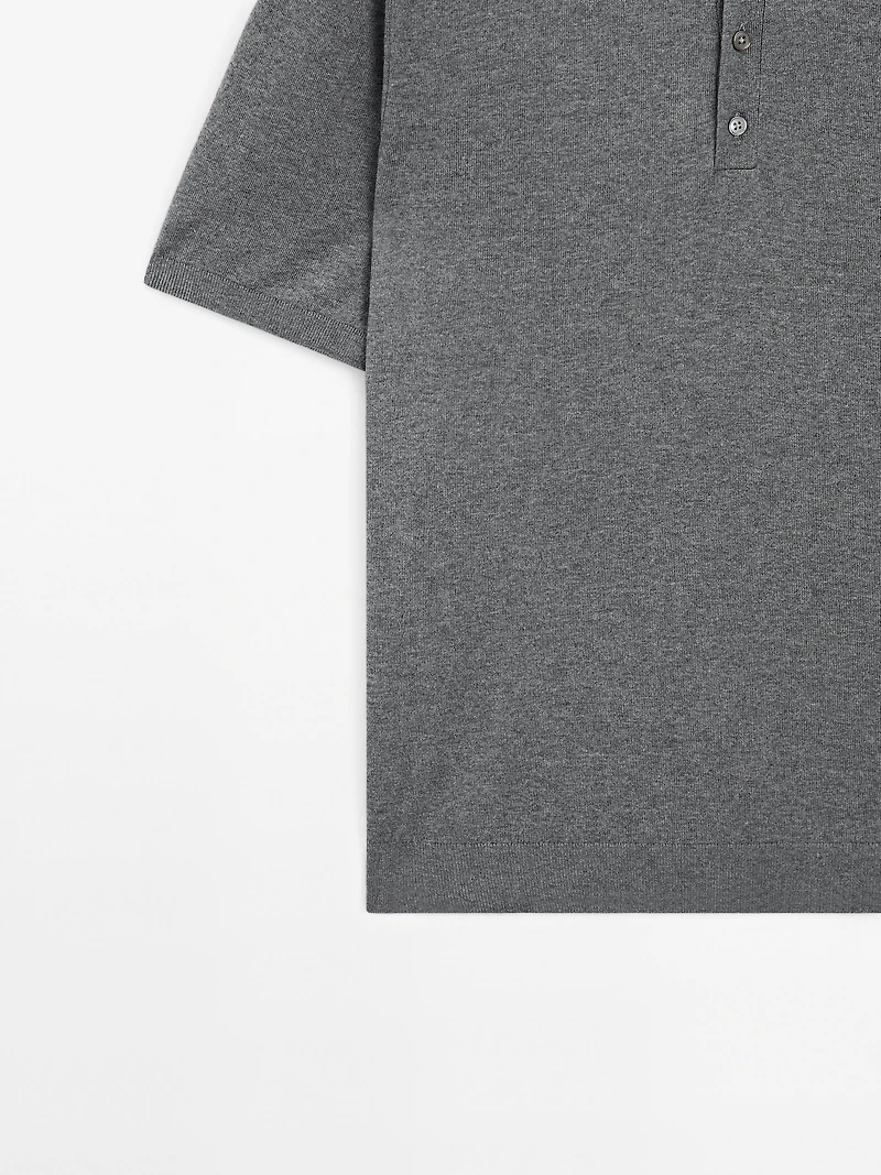 Polo en maille de coton
