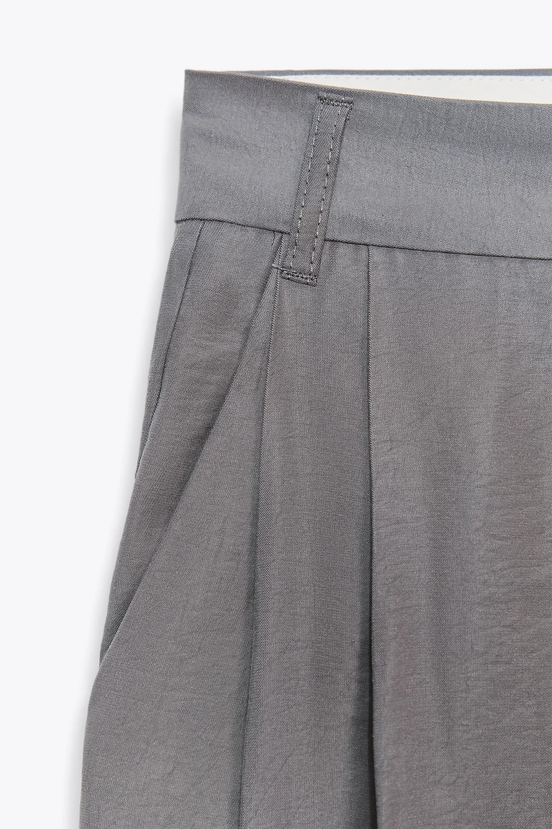 PANTALON DOUBLE PLI PATTES DE BOUTONNAGE