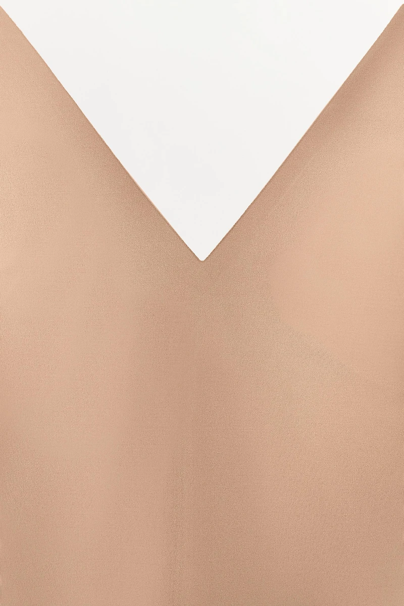 STRAPPY BODYSUIT WITH POLYAMIDE