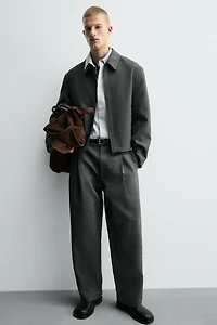 PANTALON BALLOON FIT À PLIS