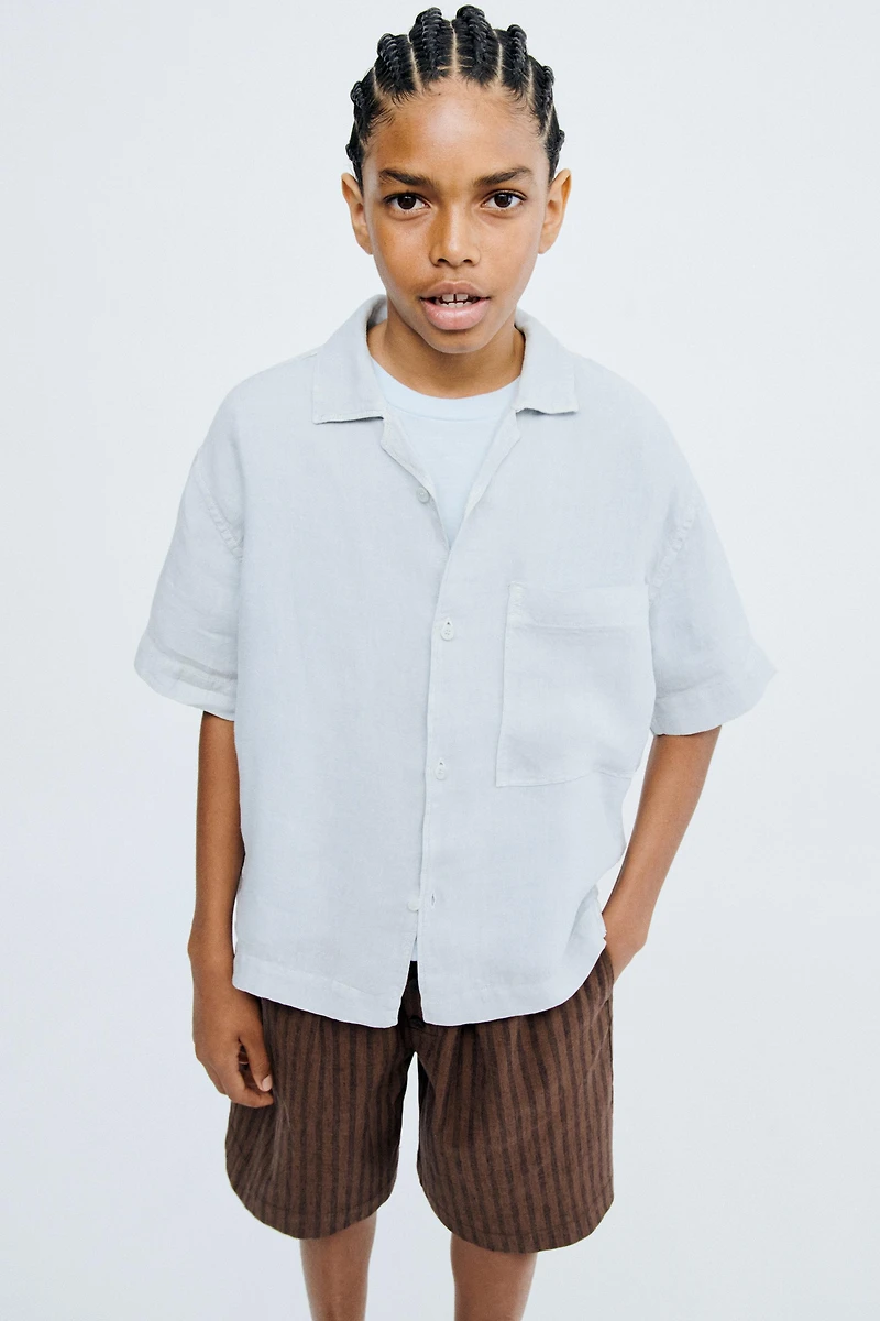 STORIESZ - 100% LINEN SHIRT