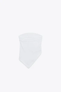 ASYMMETRIC STRAPLESS TOP