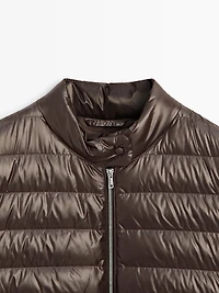 Water-repellent down jacket